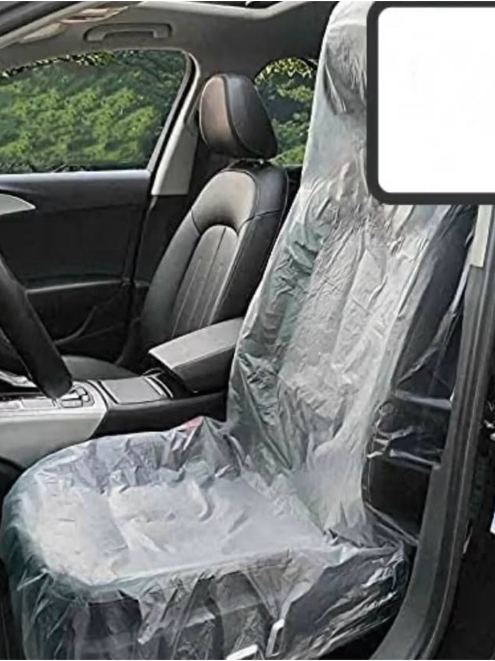 Universal Clear Plastic Car Seat Covers - Waterproof Protection